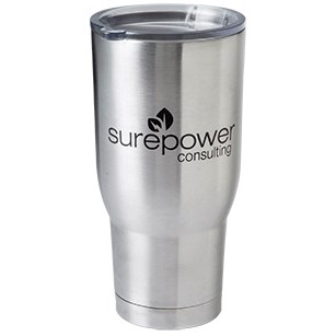 32 oz. Stainless Steel, Double Walled, Vacuum Insulated with Copper Lining "Pro" Travel Tumbler